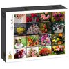 Grafika - Collage - Blumen - 1500 Teile
