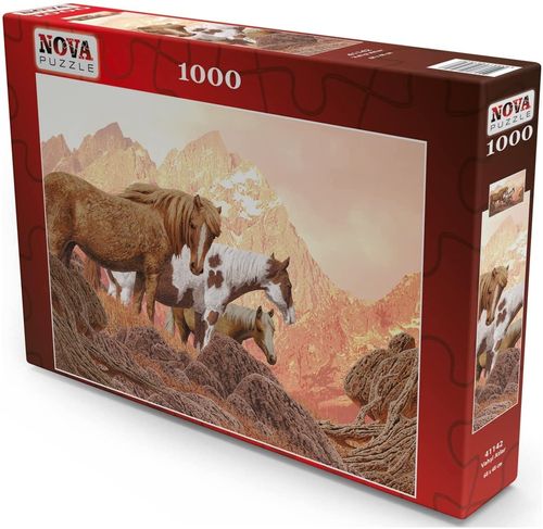 Nova Puzzle - Wild Horses - 1000 Teile