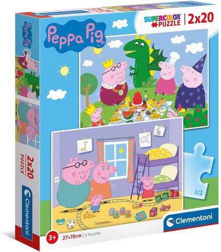 Clementoni - Peppa Pig - 2x20 Teile