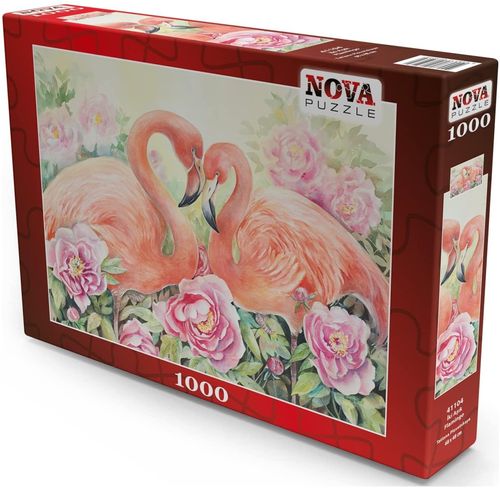 Nova Puzzle - Two Lover Flamingo - 1000 Teile