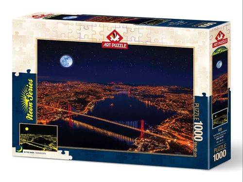 Art Puzzle - Triple Bridge, Bosphorus - 1000 Teile Neon