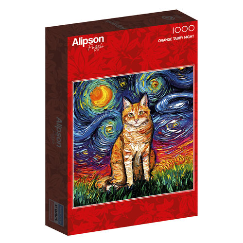 Alipson - Orange Tabby Night - 1000 Teile