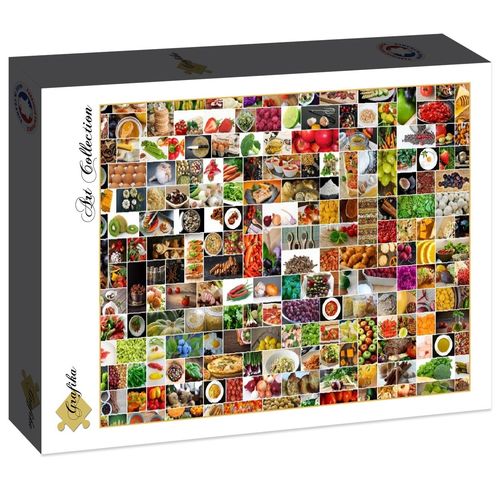 Grafika - Collage - Küche in Farbe - 1500 Teile