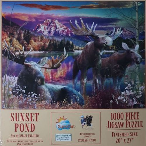 SunsOut - Sunset Pond - 1000 Teile