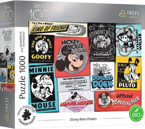 Trefl Prime - Disney Retro Posters - 1000 Teile