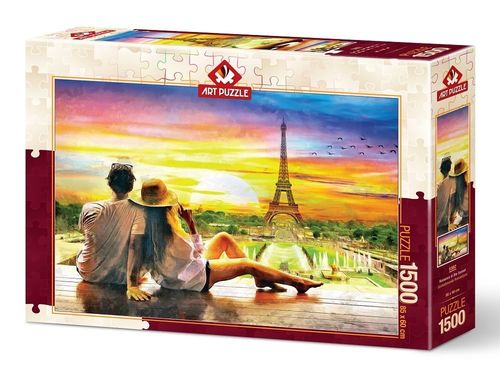 Art Puzzle - Romance in the Sunset - 1500 Teile