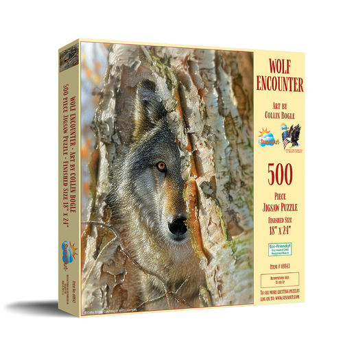 SunsOut - Wolf encounter - 500 Teile