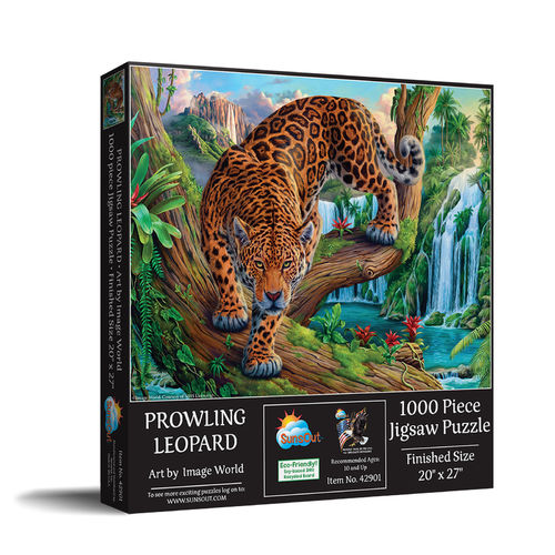 SunsOut - Prowling Leopard - 1000 Teile