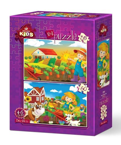 Art Puzzle Kids - The Farmer Girl - 2er-Set