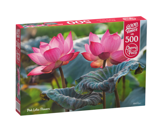 CherryPazzi - Pink Lotus Flowers - 500 Teile