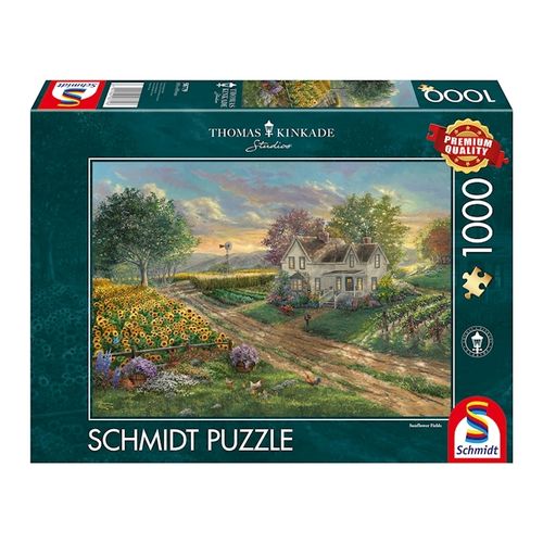 Schmidt - Sonnenblumenfelder - 1000 Teile