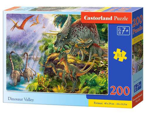 Castorland - Dinosaur Valley - 200 Teile