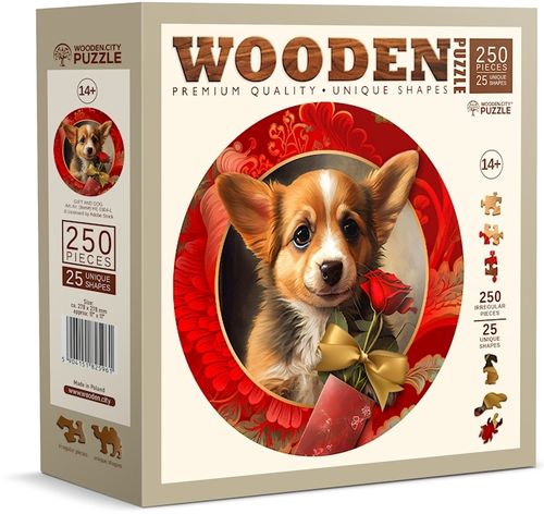 Wooden.City - Gift and Dog - 250 Teile