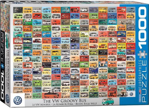 Eurographics - The VW Groovy Bus - 1000 Teile