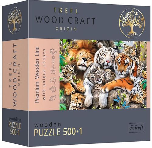 Trefl - Wild Cats in the Jungle - 500+1 Teile