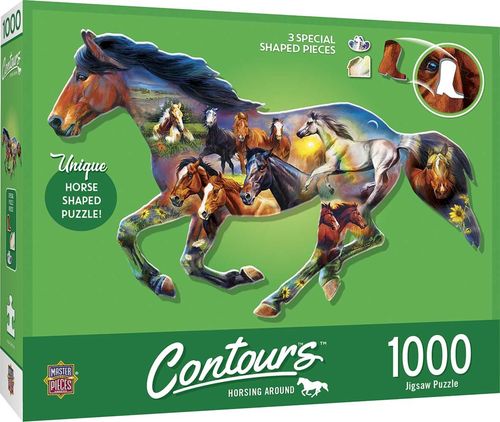 Master Pieces - Horsing Around - 1000 Teile Shaped