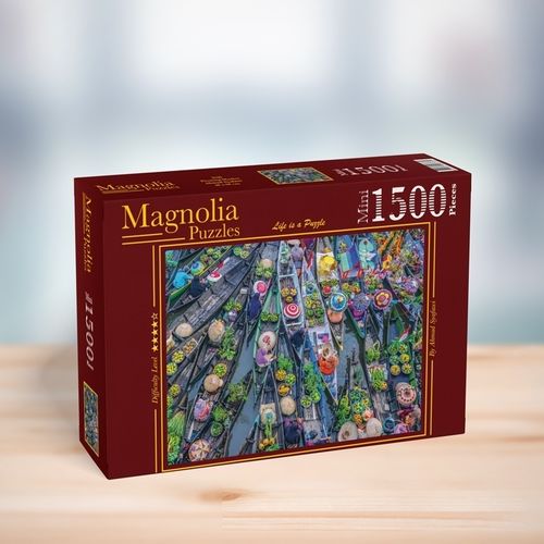 Magnolia Puzzles - Floating Market - 1500 Mini Teile