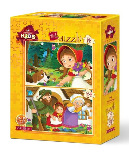 Art Puzzle Kids - The Girl in Red Cape - 2er-Set