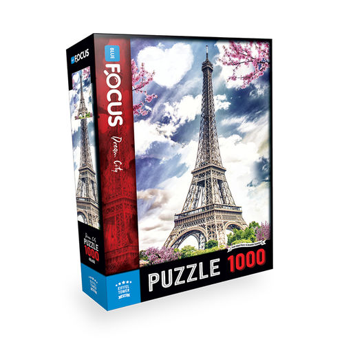 Blue Focus - Eiffel Tower - 1000 Teile