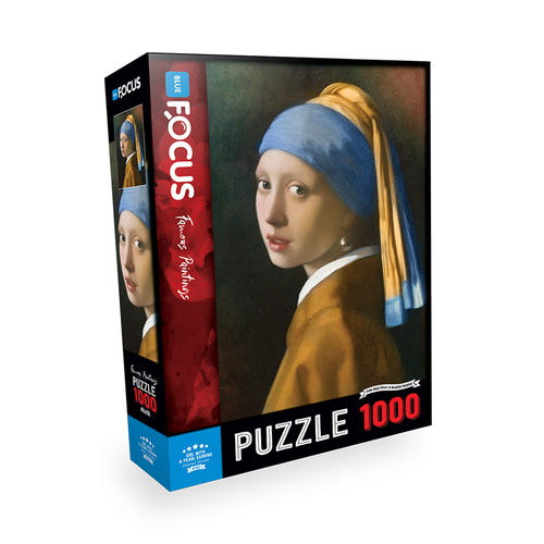 Blue Focus - Girl with a Pearl Earring - 1000 Teile
