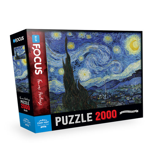 Blue Focus - Starry Night - Vincent van Gogh - 2000 Teile