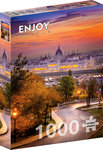 Enjoy Puzzle - Buda District with Hungarian Parliament - 1000 Teile