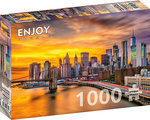 Enjoy Puzzle - New York City Skyline at Dusk - 1000 Teile