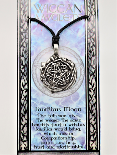 Familiars Moon Wiccan Amulet Necklace